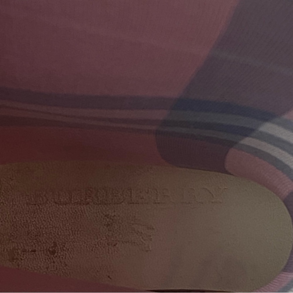 BURBERRY Check Rain Boots Red - Picture 10 of 16